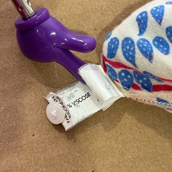 Poupette St Barth Boho Lightweight Nautical V-neck Button Romper Elastic Waist - Picture 10 of 15